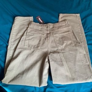 plt RENEW olive khaki boyfriend jeans